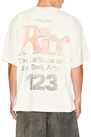 SAINT Mxxxxxx Ringer Tee Bos Short Sleeve Tee in White | FWRD