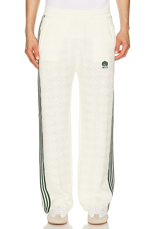 rice nine ten Knitted Training Pants in White