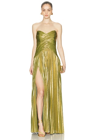 retrofete Stephie Dress in Olive