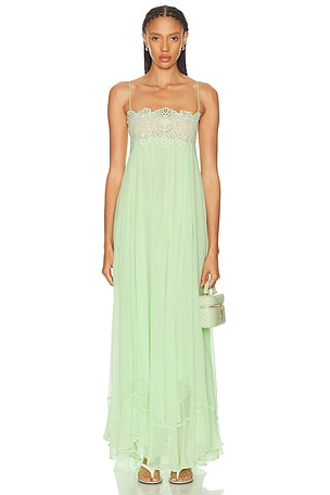 retrofete Gypsy Dress in Green