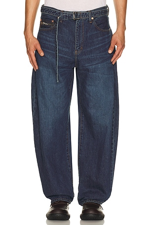 Sacai Denim Pants in Denim-Dark