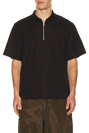 Sacai Poplin Pullover in Black