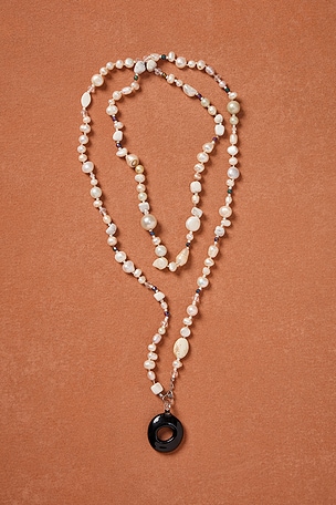 SUPLAIS for FWRD Ocean Duality Necklace in Black & White
