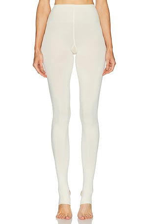 SWEDISH STOCKINGS Lia Stir Up Tights in Ivory