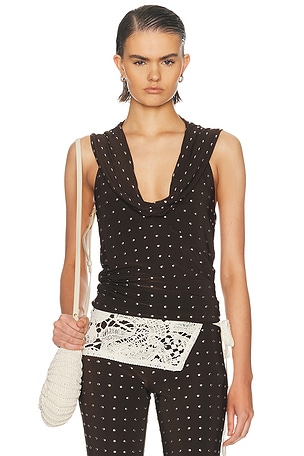 SIEDRES Hunni Top in Brown