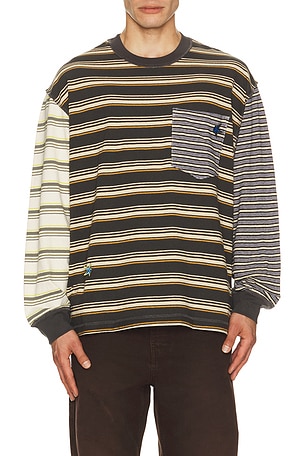 Song for the Mute Oversized Crew Neck Pullover in Black