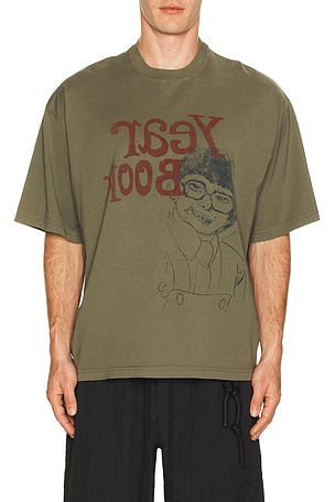 Song for the Mute School Portrait Gym Tee in Olive