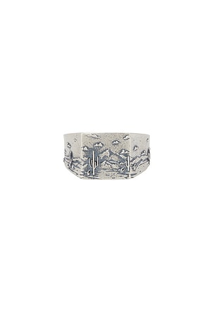 Serge de Nimes Outback Ring in Metallic Silver