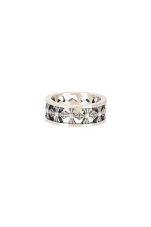 Serge de Nimes Clement Ring in Metallic Silver