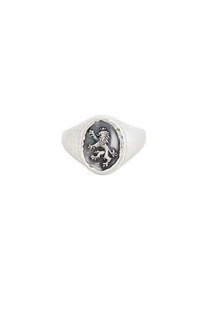 Serge de Nimes Courage Ring in Metallic Silver