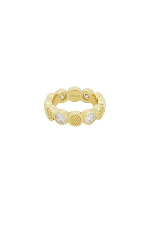 Serge de Nimes Eternal Ring in Metallic Gold