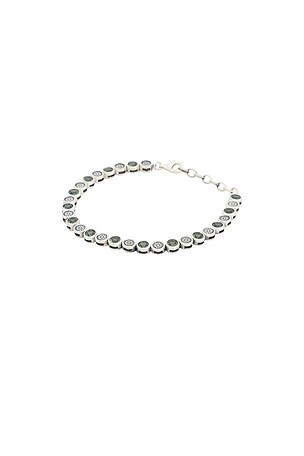 Serge de Nimes Eternal Bracelet in Metallic Silver