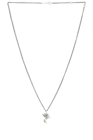 Serge de Nimes Pegasus Necklace in Metallic Silver