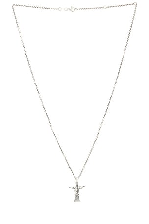Serge de Nimes Redeemer Necklace in Metallic Silver