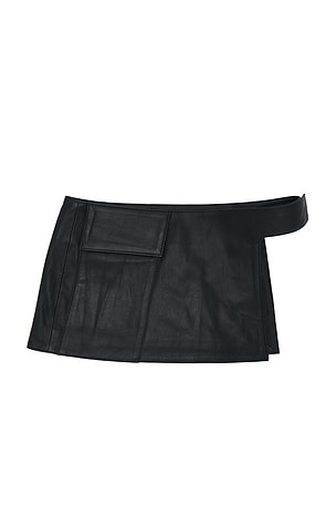 St. Agni Utility Skirt Belt in Black