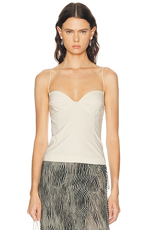 The Row Chiara Top in Black | FWRD