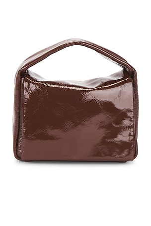 St. Agni Petit Soft Top Handle Bag in Burgundy