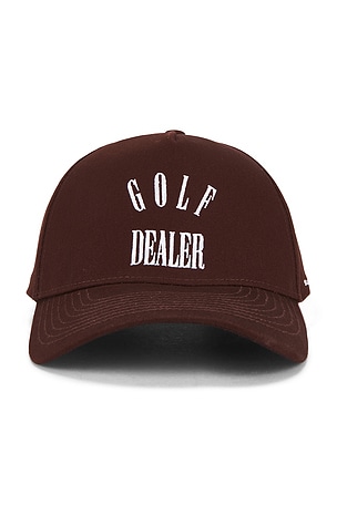 Students Golf Golf Dealer Strap Back Hat in Brown