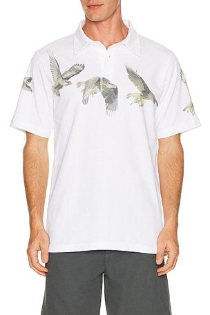 Students Golf Mapleton Short Sleeve Polo Shirt in White