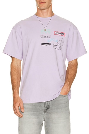 Students Golf Golf Theory Short Sleeve T-Shirt in Lavender