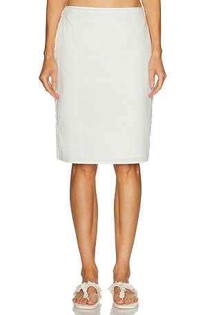 Saint Laurent Pencil Skirt in Magestic | FWRD