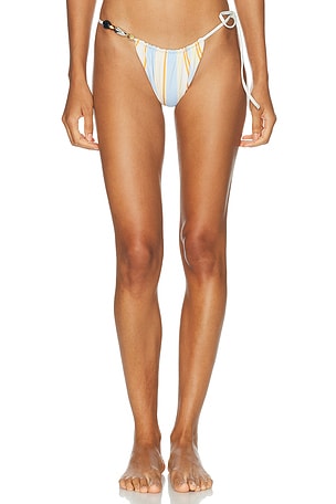 SIR. Pernille Reversible String Bikini Brief in Yellow