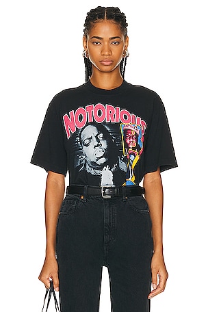 SIXTHREESEVEN Six Three Seven Notorious B.I.G. T-Shirt in Black