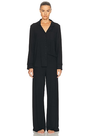 SKIMS Soft Lounge Sleep Set in Black