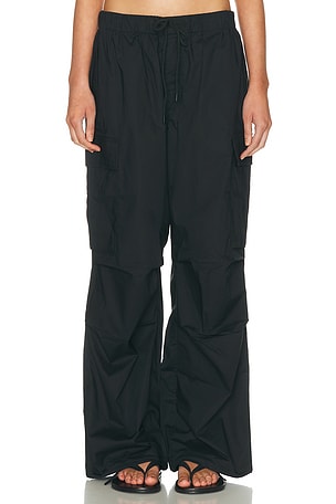 SKIMS Boyfriend Fleece Straight Pant in Black