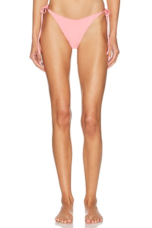 SKIMS Signature Swim Dipped Tie Bikini Bottom in Pink