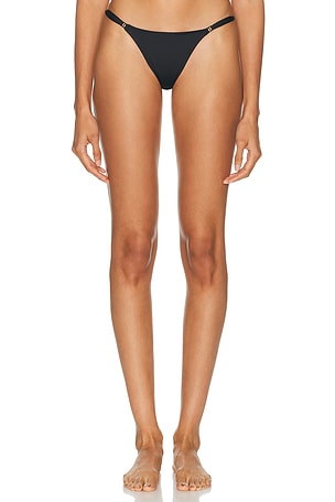 SKIMS Iconic Swim Bikini Bottom in Black
