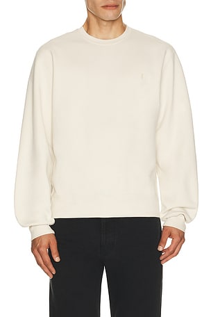 Saint Laurent Sweatshirt in Cream