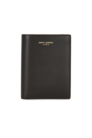 Saint Laurent Credit Card Wallet in Brown