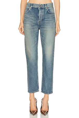 Saint Laurent 90's Slim Leg in Blue