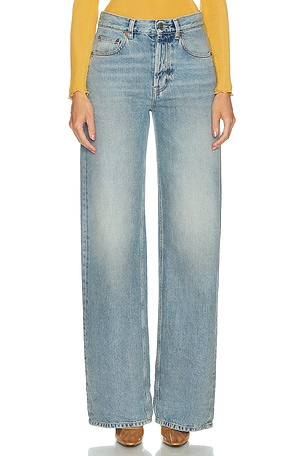 Saint Laurent Slim Fit Jeans in Santa Monica Blue | FWRD