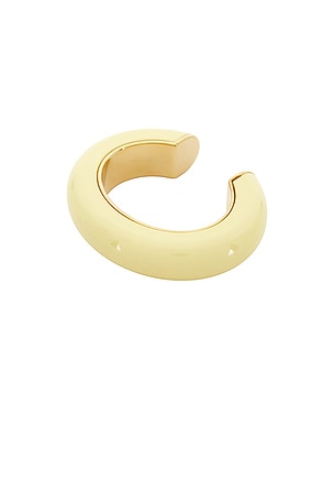 Saint Laurent Cuff Bracelet in Metallic Gold