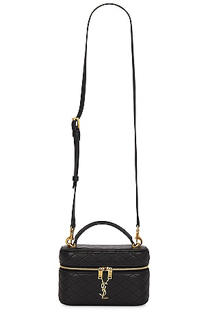 Saint Laurent Mini Gaby Vanity Bag in Black