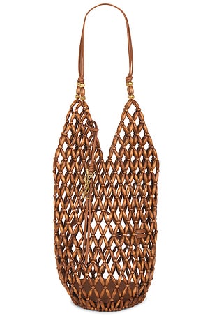 Saint Laurent Bucket Supple Bag in Tan