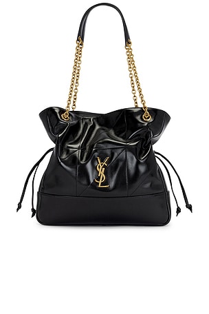 Saint Laurent Small Jamie Shopping Bag in Black