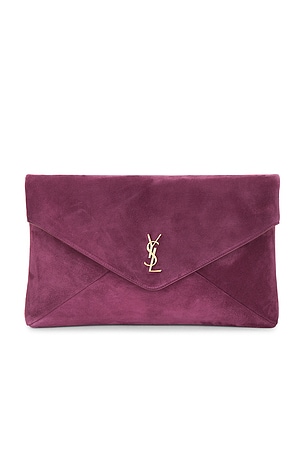 Saint Laurent XXL Envelope Pouch in Purple