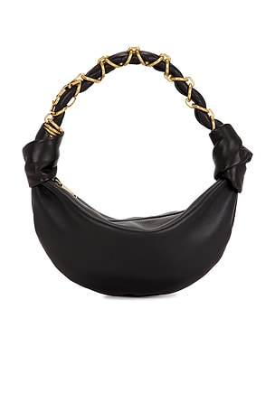 Saint Laurent Amalia Hobo Mini Bag in Black