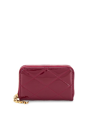Saint Laurent Coin Card Wallet in Red
