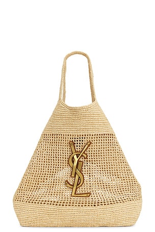 Saint Laurent Icare Maxi Shopping Bag in Tan