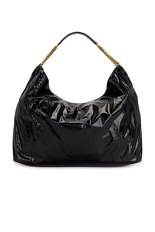 Saint Laurent Cassandre Hobo Bag in Black