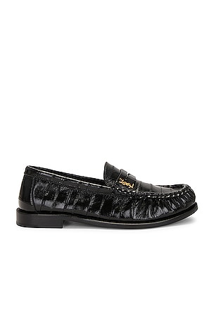 Saint Laurent Le 15 Loafer in Black