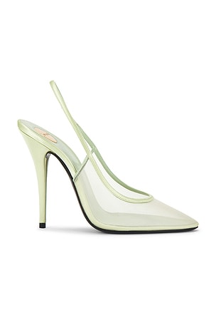 Saint Laurent Anita Slingback Pump in Green