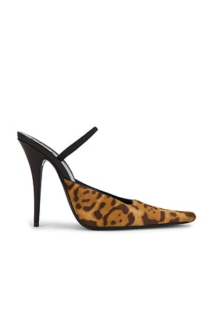 Saint Laurent Tuileries Slingback Pump in Brown