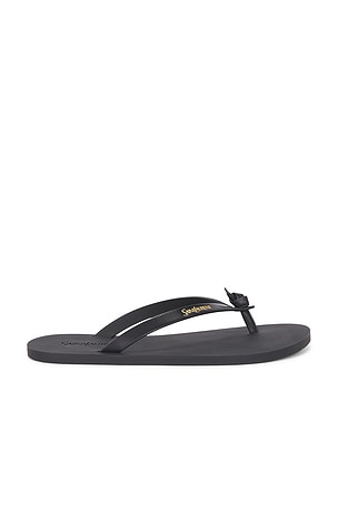 Saint Laurent Pool Slide in Black