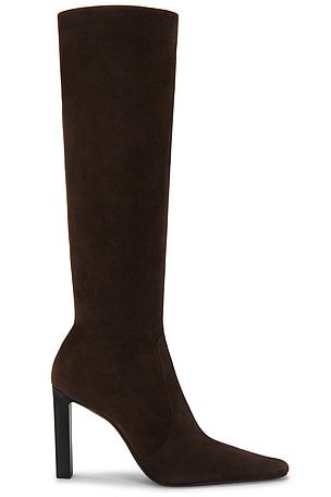 Saint Laurent Francoise Boot in Brown