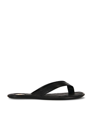 Saint Laurent Carlyle Flip Flop in Black